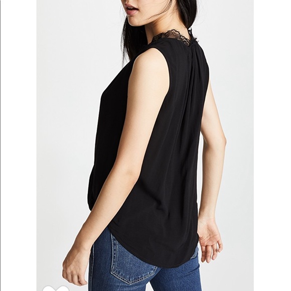 Velvet By Graham&Spencer Belia Lace Trimmed Blouse - Picture 2 of 4